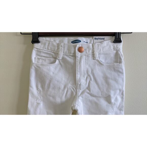 ON Girls Boyfriend White Jeans Sz4T - Picture 3 of 6